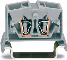 264-731 szara 2,5mm2 MINI Złączka przelotowa