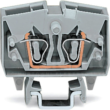 264-701 szara 2,5mm2 MINI Złączka przelotowa
