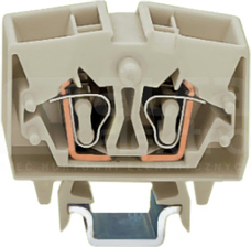 264-220 szara 2,5mm2 MINI Złączka przelot.4-przewodowa