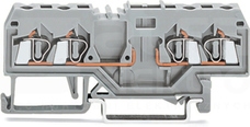 280-816 szara 2,5mm2 Złączka przelotowa 4-przew.