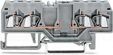 280-815/281-410 szara 2,5mm2 Złączka przelotowa 4-przew.