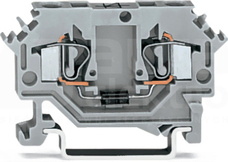 281-603/281-401 szara 4mm2 Złączka przelot.2-przew.diod