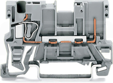 769-176 4mm2 szary Złączka bazowa 1-przewodowa