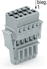 769-105/021-000 4mm2 Wtyk sprężynowy 1-przew.