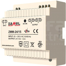ZMM-24/15 24VDC 1,5A Zasilacz impulsowy