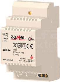 ZSM-24 24VDC 1,25A Zasilacz stabilizowany
