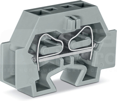 262-321 szara 4mm2 Złączka przelotowa krańcowa