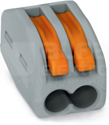 222-412 2x0,08-4mm2 d+l Złączka uniwersalna