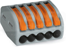 222-415 5x0,08-4mm2 d+l Złączka uniwersalna
