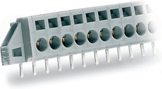 231-606/017-000 szary GNIAZDO WIELOWTYK 6-TOR/5mm