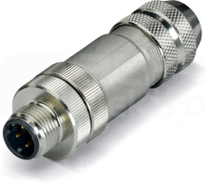 756-9501/060-000 M12 4P Wtyk męski prosty