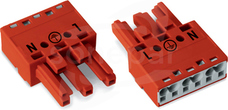 770-1303 4MM czerwony Gniazdo