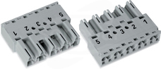 770-255 4mm2 szary Wtyk 5-torowy