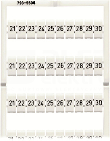 793-5504 (21-30)x10 MATA Z OZNACZNIKAMI WMB