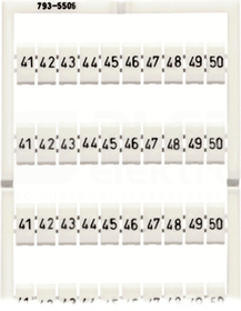 793-5506 (41-50)x10 MATA Z OZNACZNIKAMI WMB