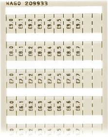 209-933 Ramka z oznacznikami