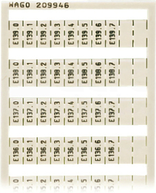 209-946 Ramka z oznacznikami