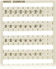 209-958 Ramka z oznacznikami