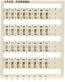 209-980 Ramka z oznacznikami