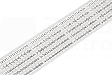 210-833 6mm bez nadruku biały Samoprzylepny pasek oznacznikowy
