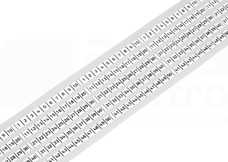210-834 5mm bez nadruku biały Samoprzylepny pasek oznacznikowy