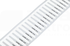 211-821 23x4 (rol/2500szt) Tabliczka do tulejek