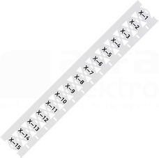 211-835 25x20mm (rol/500szt) Oznacznik na opaskę zaciskową