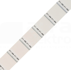 211-856 23x12mm (rol/1000szt) Oznacznik samolaminujący