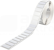 210-842 27x12,5mm srebrny Tabliczka na przycisk