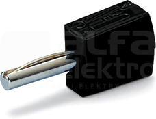 215-311 czarny Wtyk bananowy