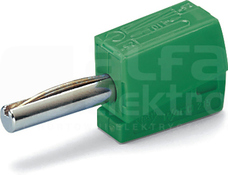 215-411 zielony Wtyk bananowy