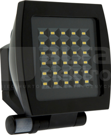 FL3N-LED-130 czarny Reflektor LED z czuj.ruchu