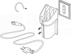 DL 026 Uchwyt+kabel sieciowy