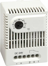 ET 011 24VDC 1NC/NO 0...60st.C Termostat ogrzew/chłodz elektron