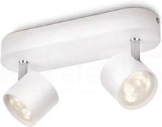 STAR 2x3W biały Oprawa LED ścienno-sufitowa