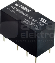 RSM822N-2112-85-S024 2P 24VDC IP64 Przekaźnik subminiaturowy