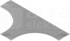 PZTKSC400-E 1.4301(304) Pokrywa trójnika z zamk.
