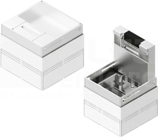 POKZA205H110W Puszka ocynkowana z blokadą otwarcia i aluminiową