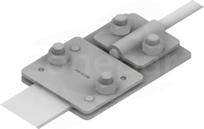 AN-07+/OG/ 4-śrubowe M8 B=30mm typ 1 Złącze kontrolne