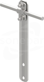 AN-12/OH/-N L=18cm Z-śruba Uchwyt prosty