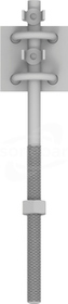 AN-30B/OG/ L=250mm M10 Śruba naciągowa kabłąkowa