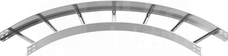 LDZC200H80N-E 1.4301(304) Łuk zewnętrzny drabinki 90st