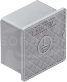 AN-60A/S 150x150x100mm szary Skrzynka probiercza ścienna