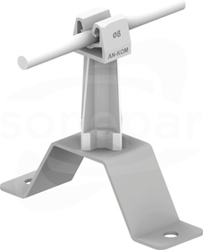 AN-11W/OG/S H=7cm Z-zatrzask szary Uchwyt przykręcany
