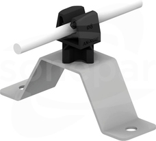 AN-11WN/OG/C H=3,5cm Z-zatrzask czarny Uchwyt przykręcany