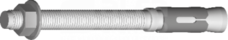 PSRM8x75F Śruba rozporowa pierścieniowa (PV)