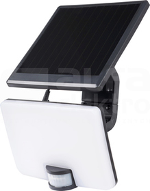 SOLIS LED10W/4000K 1200lm 3000mAh czarny Naświetlacz solarny LED z czujnikiem ruchu