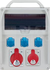 R-BOX 380R 32A/5P 16A/5P 3xGS 13S Rozdzielnica z tworzywa