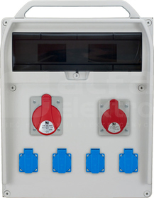R-BOX 460R 32A/5P 16A/5P 4xGS Rozdzielnica z tworzywa