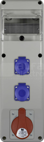 R-BOX SLIM 6S 16A/5P 2xGS Rozdzielnica z tworzywa